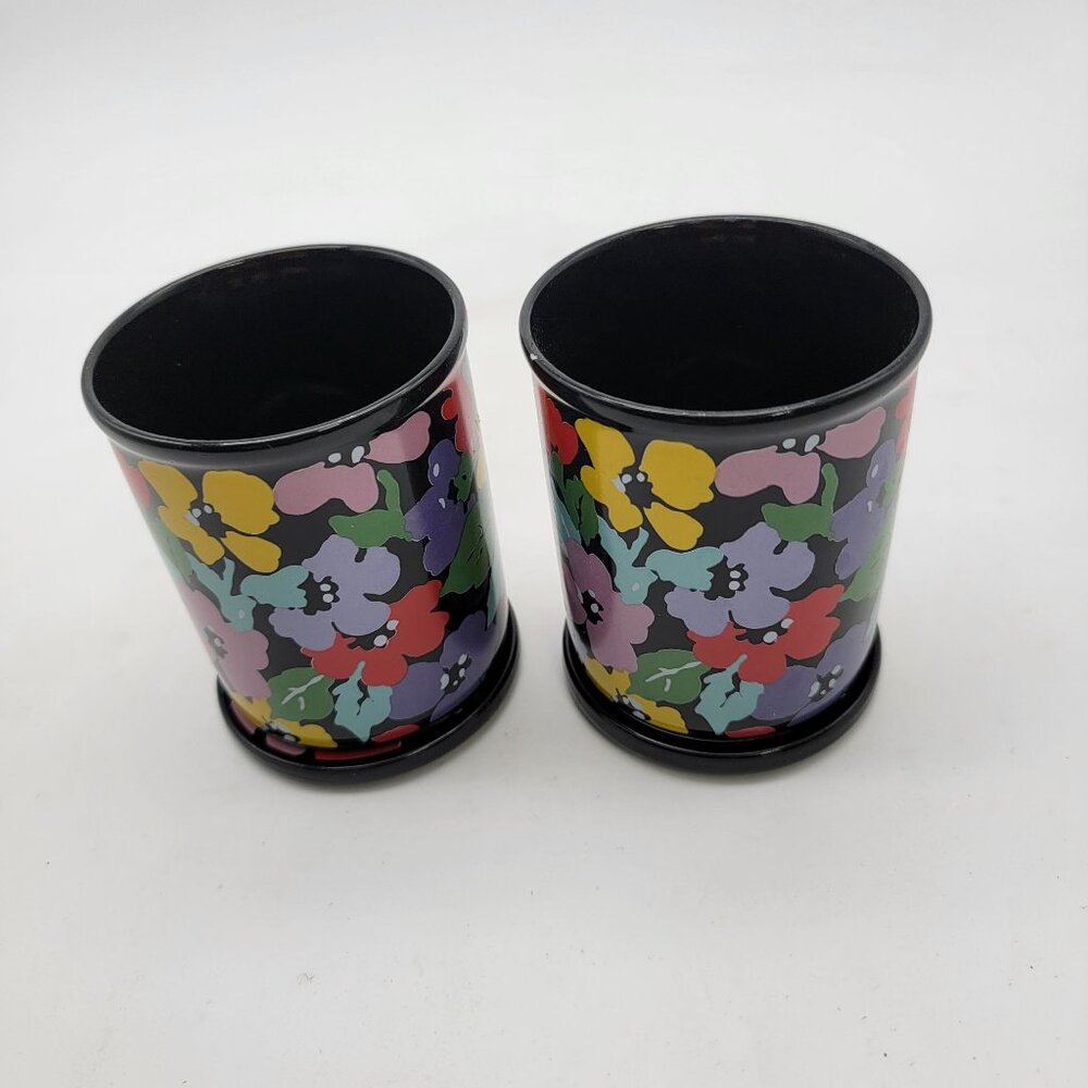 Pierre Cardin Floral Ceramic Mugs With Heart Handles & Lids - Picture 2 of 13